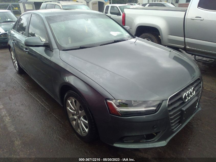 2014 AUDI A4 PREMIUM - WAUBFAFL0EN041234