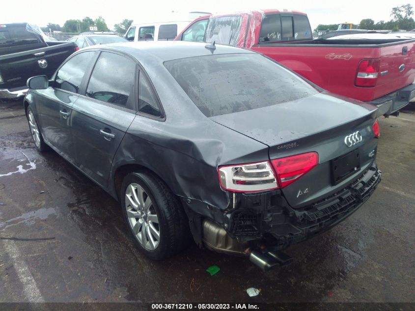 2014 AUDI A4 PREMIUM - WAUBFAFL0EN041234