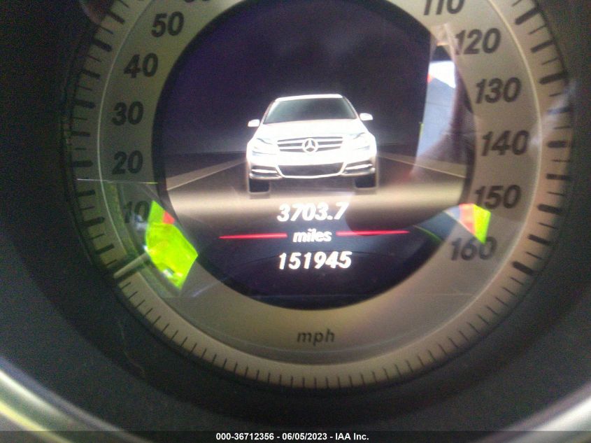 2013 MERCEDES-BENZ C-CLASS C 300 - WDDGF8AB4DR240834