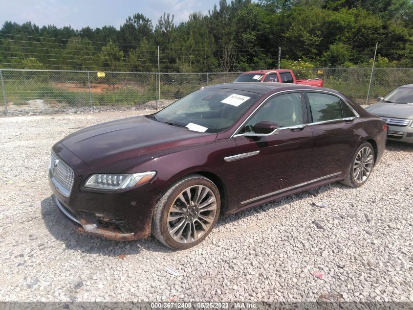 2017 LINCOLN CONTINENTAL RESERVE - 1LN6L9RP4H5600939