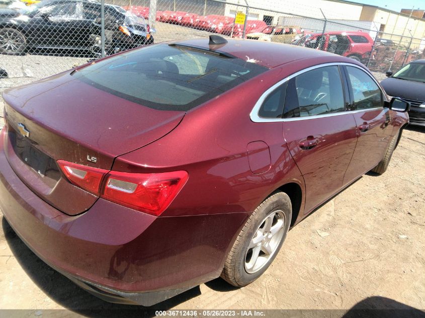 2016 CHEVROLET MALIBU LS - 1G1ZB5ST5GF283002