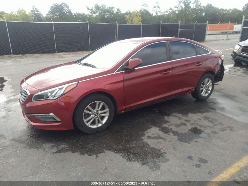 2015 HYUNDAI SONATA 2.4L SE - 5NPE24AF8FH154137