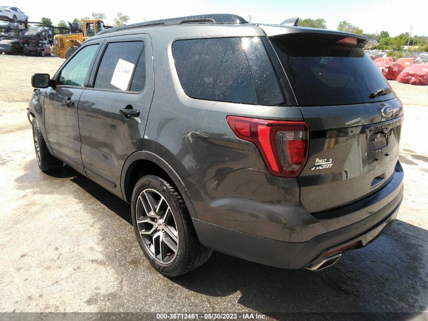 2017 FORD EXPLORER SPORT - 1FM5K8GT7HGD76191