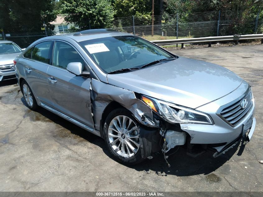 2015 HYUNDAI SONATA 2.4L LIMITED - 5NPE34AF4FH196866