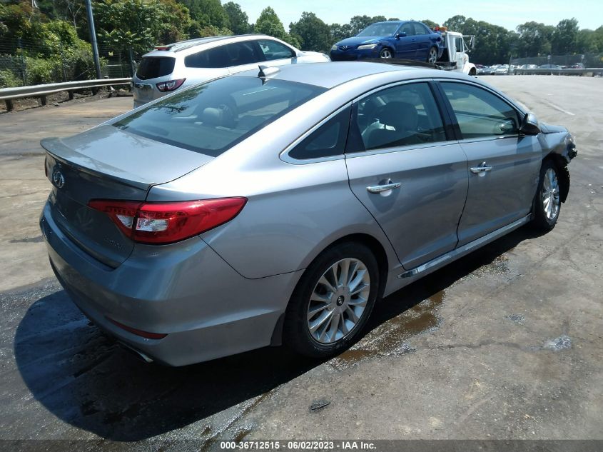 2015 HYUNDAI SONATA 2.4L LIMITED - 5NPE34AF4FH196866