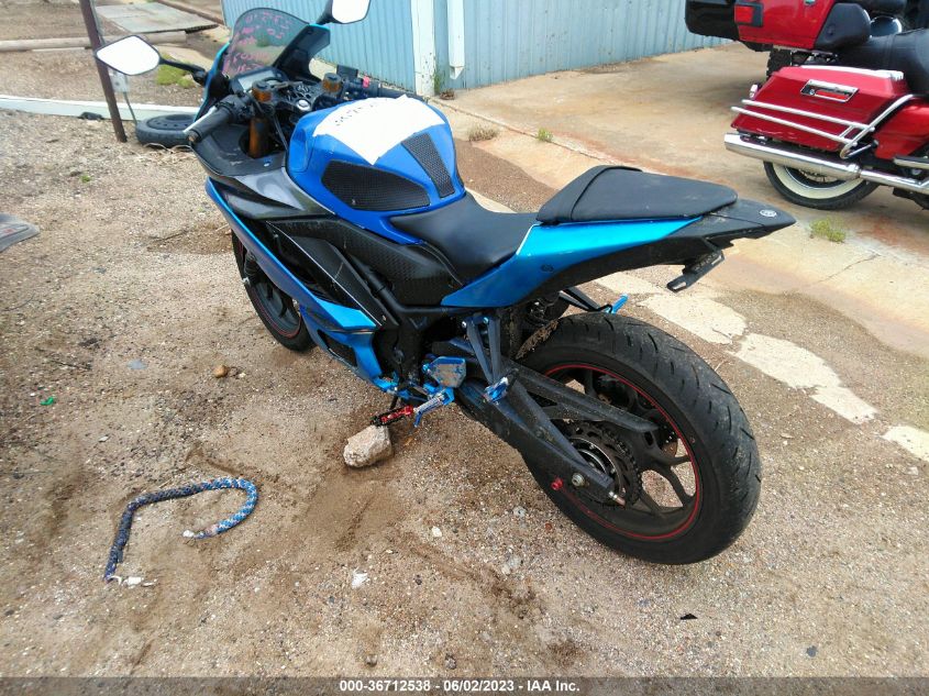 2020 YAMAHA YZFR3 A MH3RH18Y4LK004207