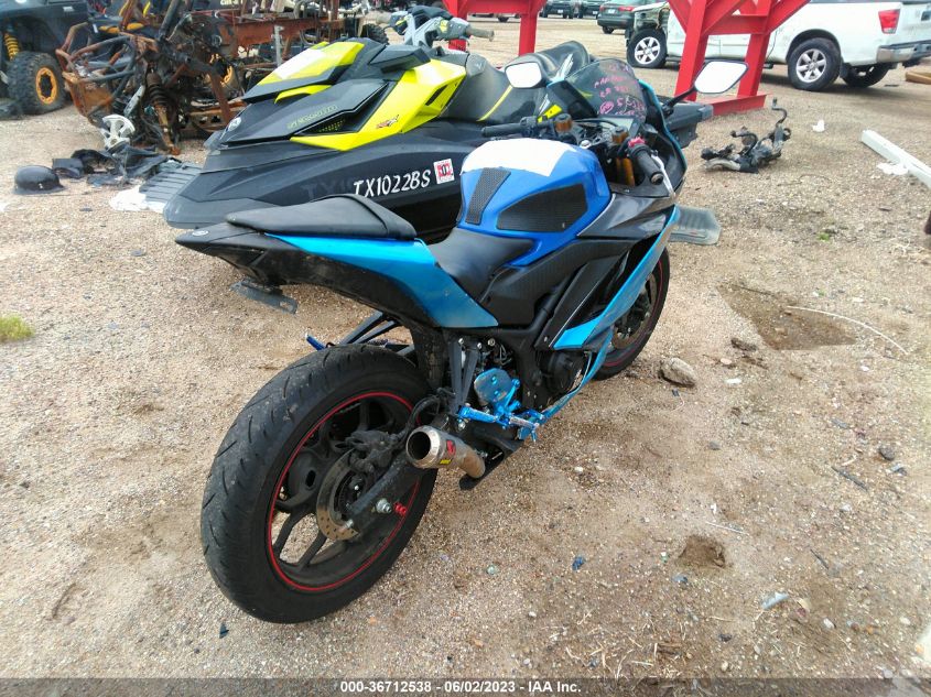 2020 YAMAHA YZFR3 A MH3RH18Y4LK004207