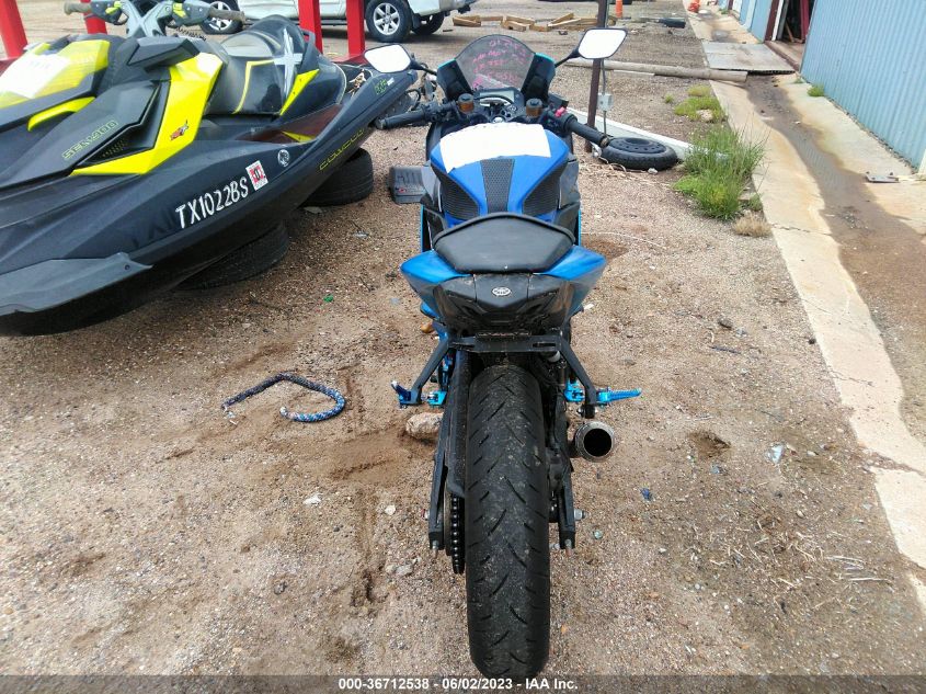 2020 YAMAHA YZFR3 A MH3RH18Y4LK004207