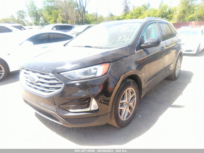 VIN 2FMPK4J91MBA15992 2021 FORD EDGE SEL/ST-LINE