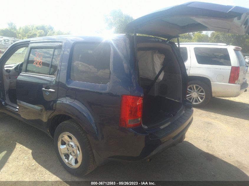 2014 HONDA PILOT LX - 5FNYF4H26EB039702