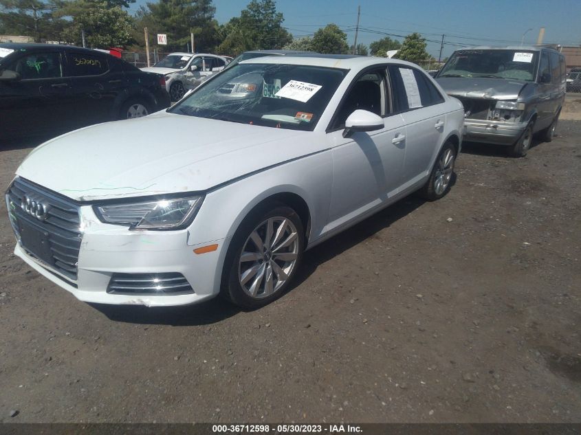 2017 AUDI A4 PREMIUM - WAUANAF45HN040625
