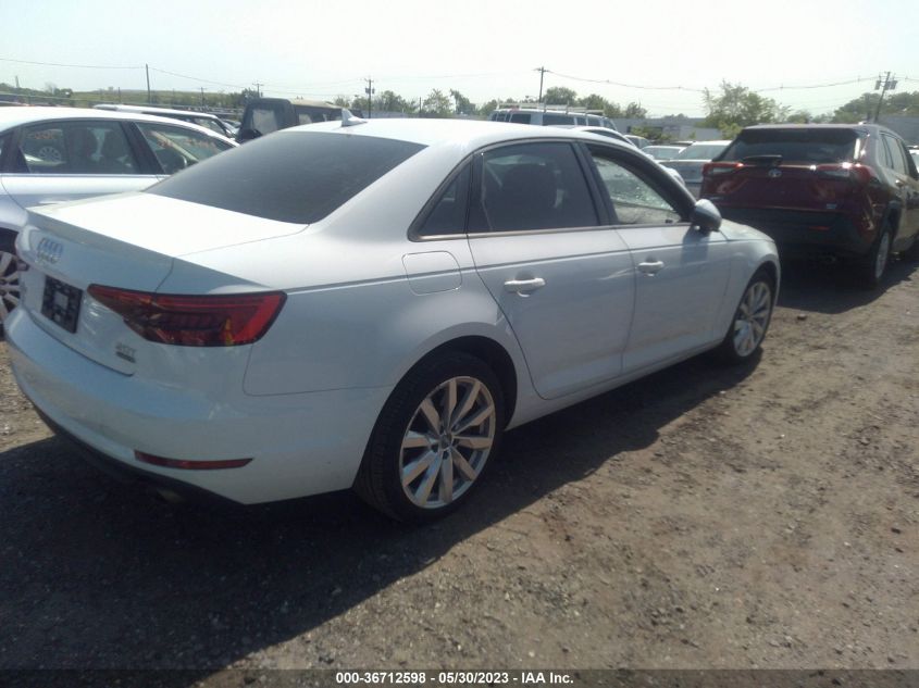 2017 AUDI A4 PREMIUM - WAUANAF45HN040625