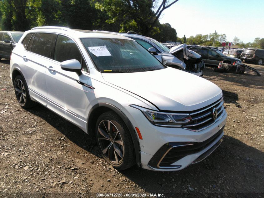 3VV4B7AX3NM057282 VOLKSWAGEN TIGUAN SEL R-LINE 2022
