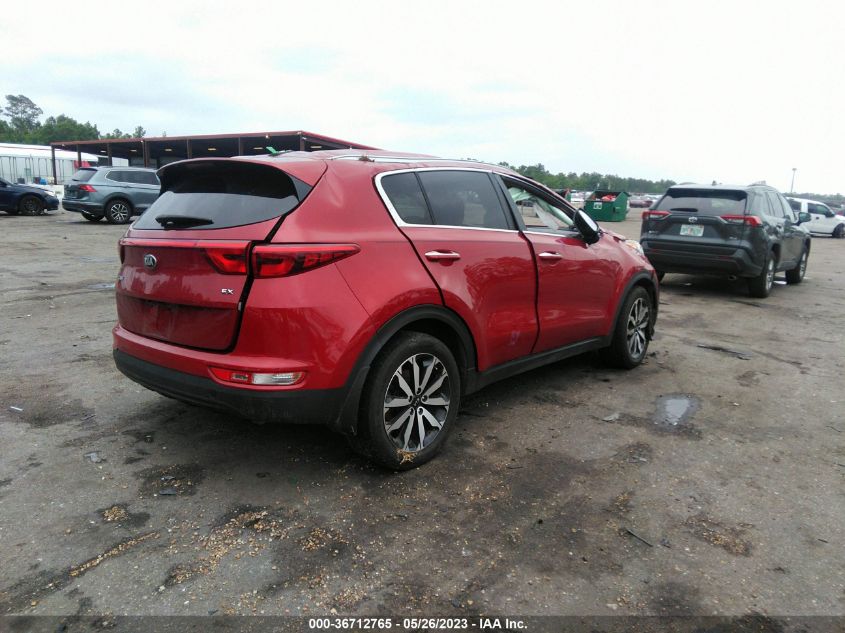 2018 KIA SPORTAGE EX - KNDPN3AC7J7424911