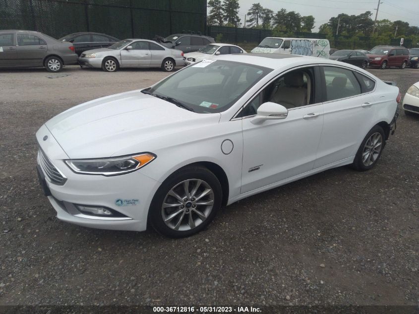2017 FORD FUSION ENERGI SE - 3FA6P0PU9HR352901