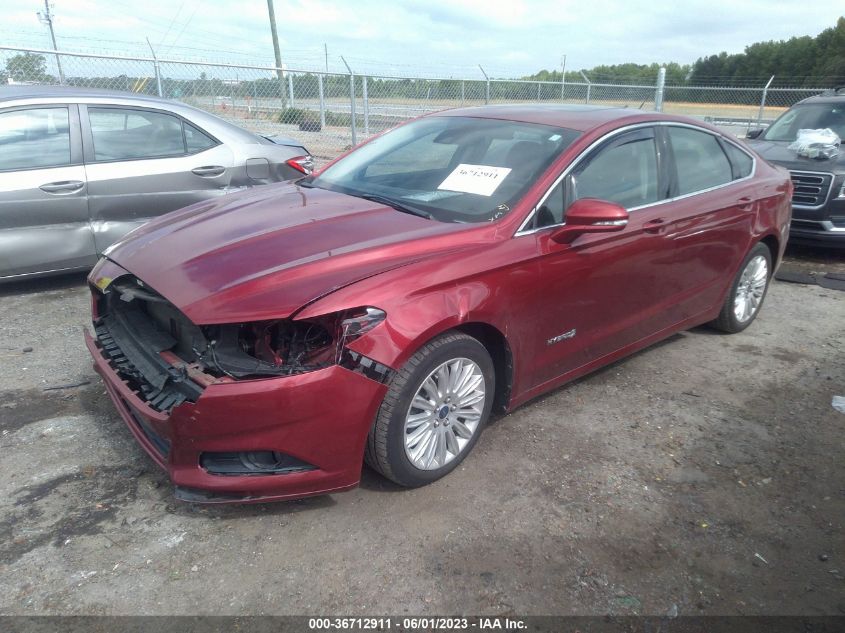 2013 FORD FUSION SE HYBRID - 3FA6P0LU2DR230476