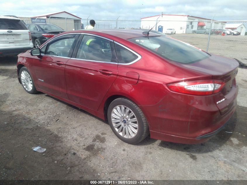 2013 FORD FUSION SE HYBRID - 3FA6P0LU2DR230476