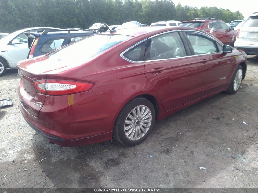 2013 FORD FUSION SE HYBRID - 3FA6P0LU2DR230476