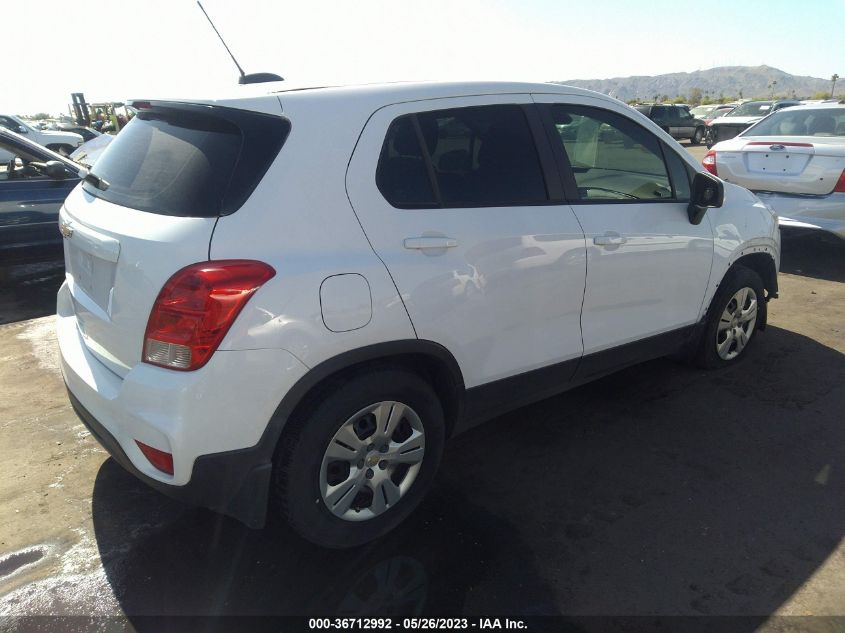 2018 CHEVROLET TRAX LS - 3GNCJKSB0JL259992