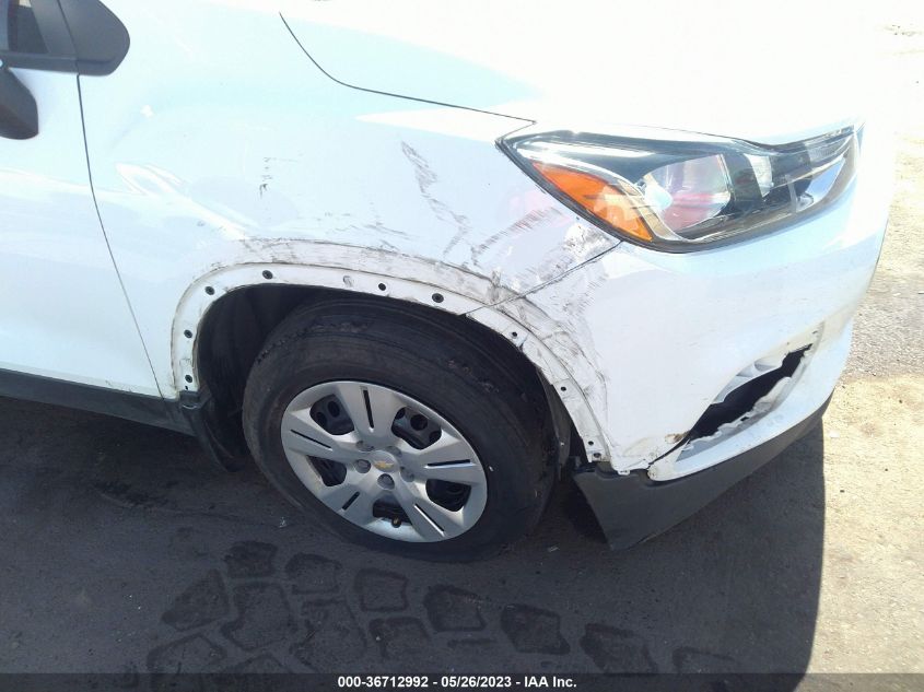 2018 CHEVROLET TRAX LS - 3GNCJKSB0JL259992