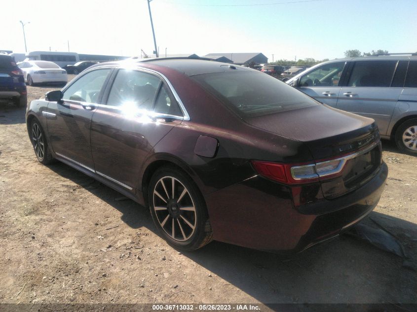 2017 LINCOLN CONTINENTAL RESERVE - 1LN6L9NC6H5637557