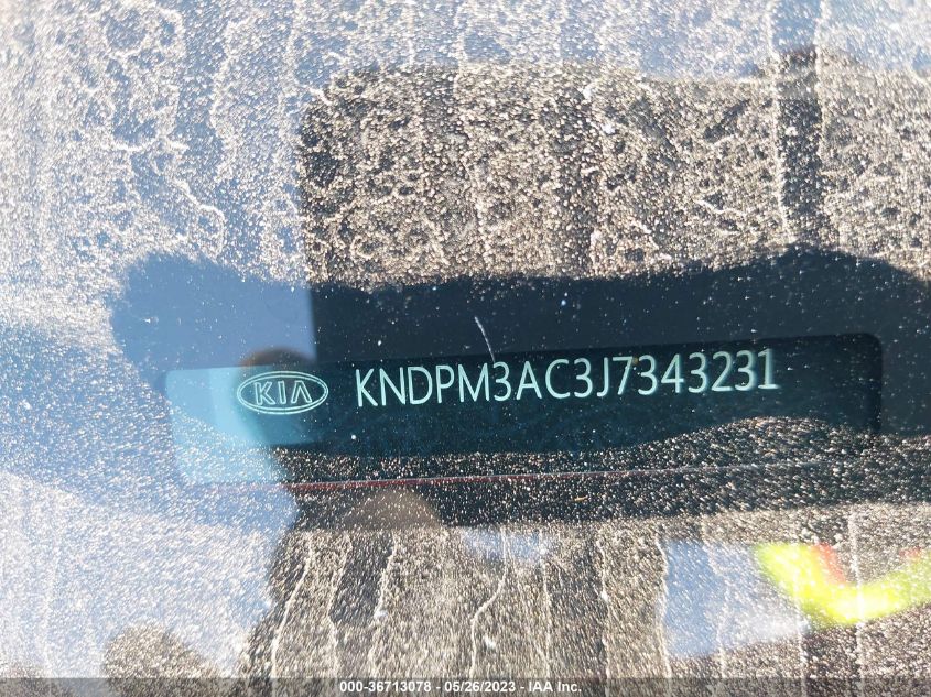 2018 KIA SPORTAGE LX - KNDPM3AC3J7343231