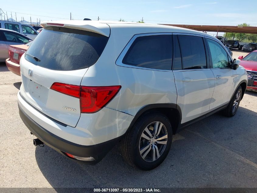 2017 HONDA PILOT EX-L - 5FNYF6H84HB080530
