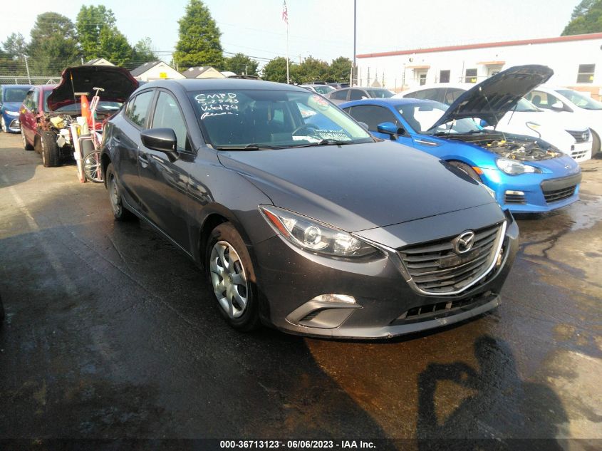 2016 MAZDA MAZDA3 I SPORT - 3MZBM1T72GM326124