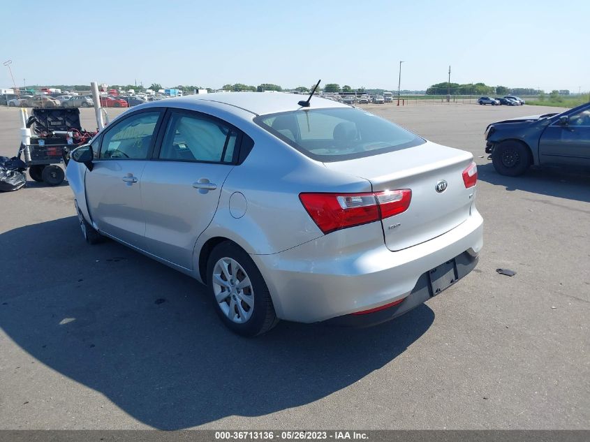 2016 KIA RIO LX - KNADM4A37G6642516