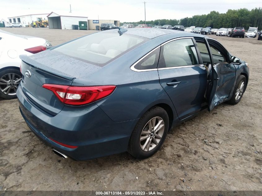 2017 HYUNDAI SONATA 2.4L - 5NPE24AF2HH493141