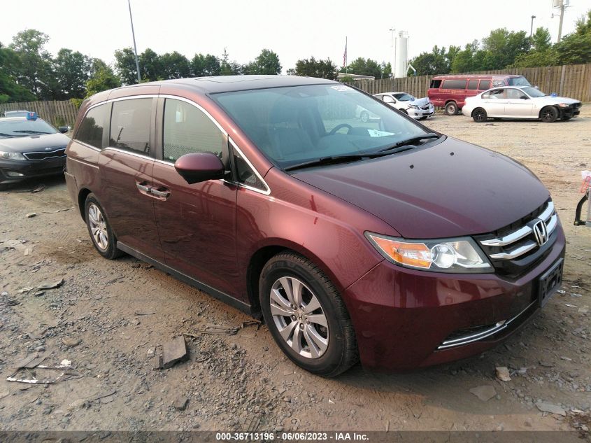 2016 HONDA ODYSSEY EX-L - 5FNRL5H6XGB019882