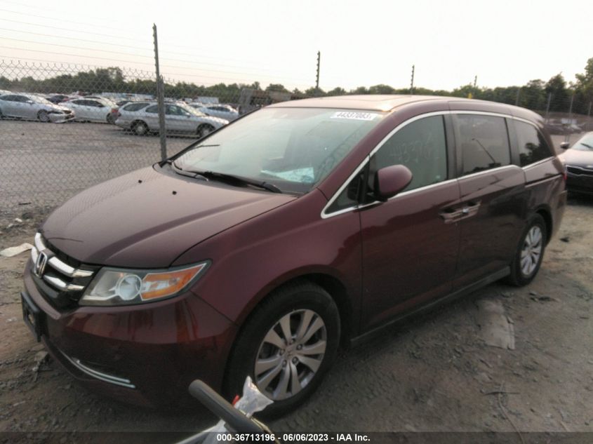 2016 HONDA ODYSSEY EX-L - 5FNRL5H6XGB019882