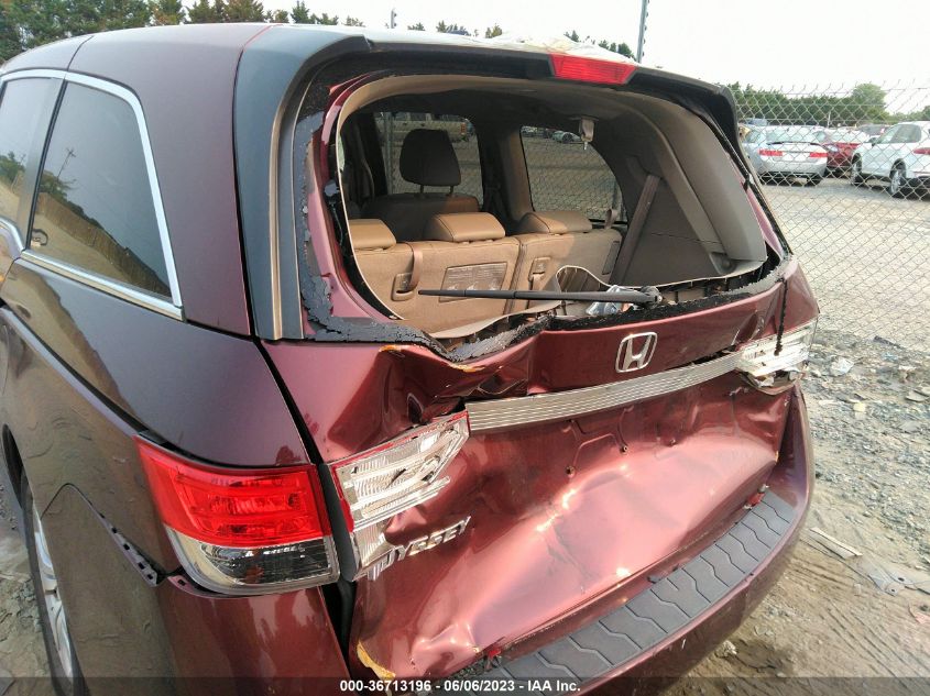 2016 HONDA ODYSSEY EX-L - 5FNRL5H6XGB019882