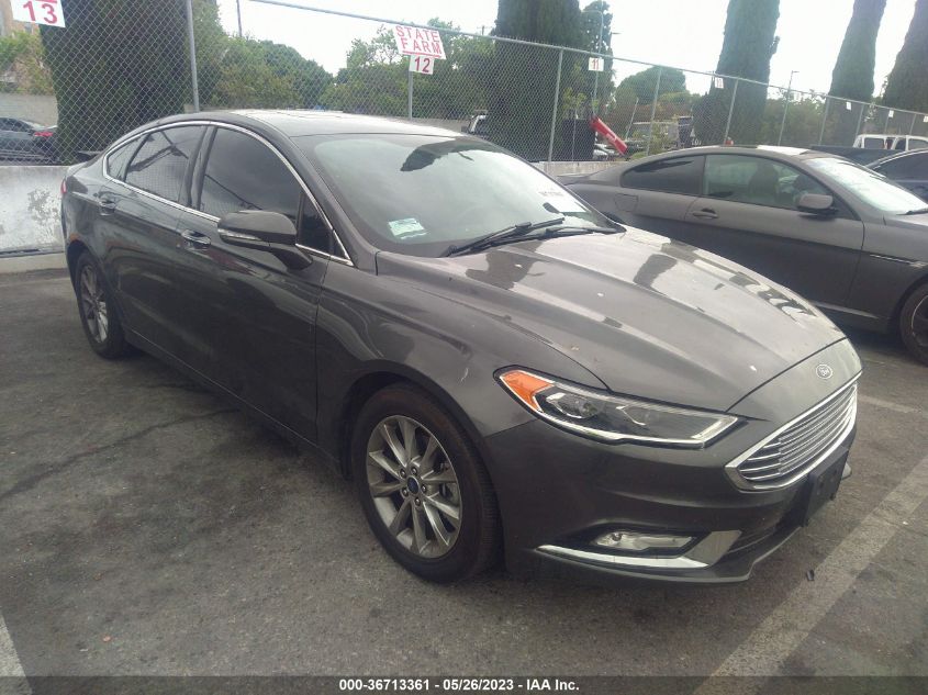 2017 FORD FUSION SE - 3FA6P0HD3HR354223