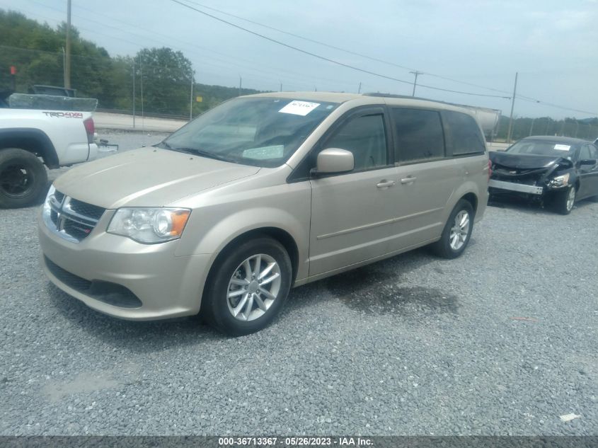 2014 DODGE GRAND CARAVAN SXT - 2C4RDGCG3ER166796
