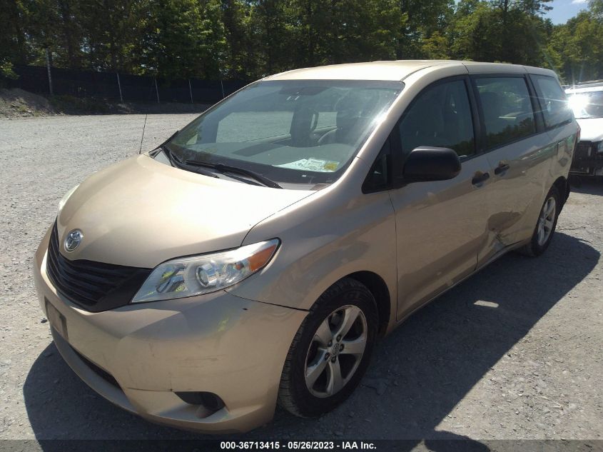 2013 TOYOTA SIENNA L - 5TDZK3DC9DS367179