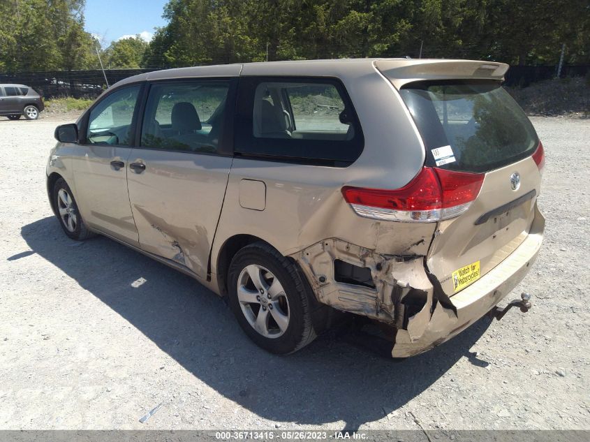 2013 TOYOTA SIENNA L - 5TDZK3DC9DS367179