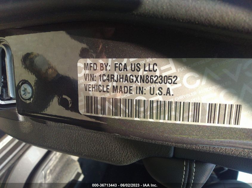 2022 JEEP GRAND CHEROKEE ALTITUDE - 1C4RJHAGXN8623052