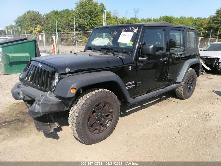 2014 JEEP WRANGLER UNLIMITED SPORT - 1C4BJWDGXEL148131