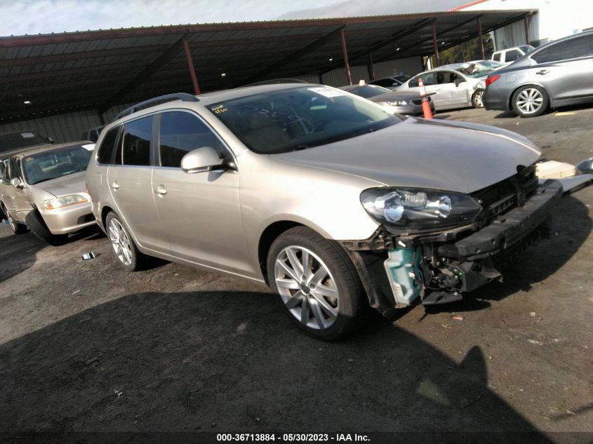 2014 VOLKSWAGEN JETTA SPORTWAGEN TDI W/SUNROOF & NAV - 3VWML7AJ8EM624929