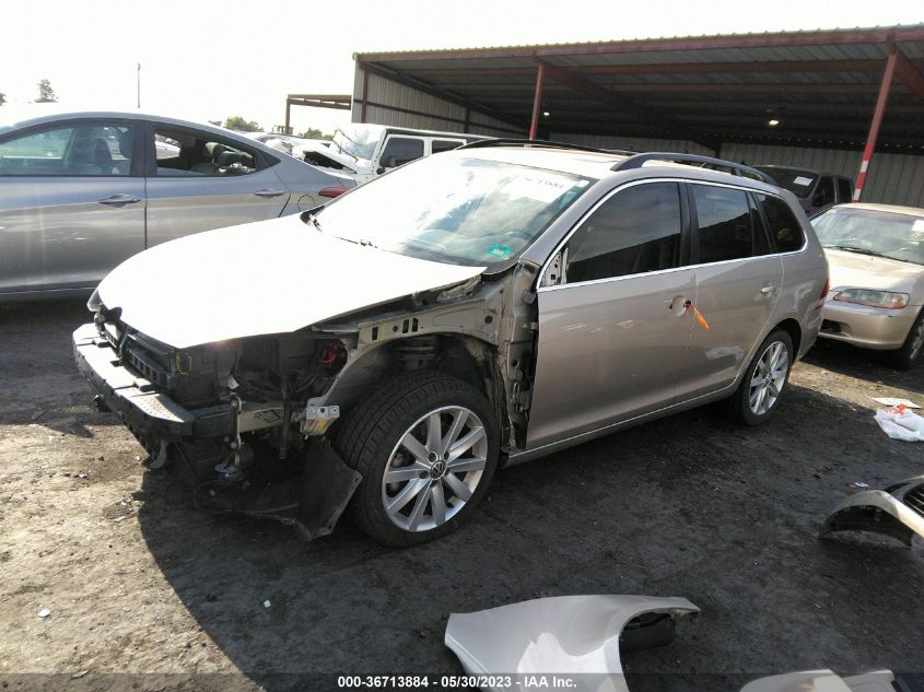 2014 VOLKSWAGEN JETTA SPORTWAGEN TDI W/SUNROOF & NAV - 3VWML7AJ8EM624929