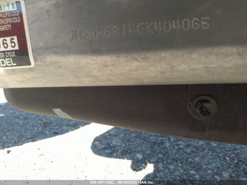 2016 HONDA NPS50 - JH2AF5814GK404065
