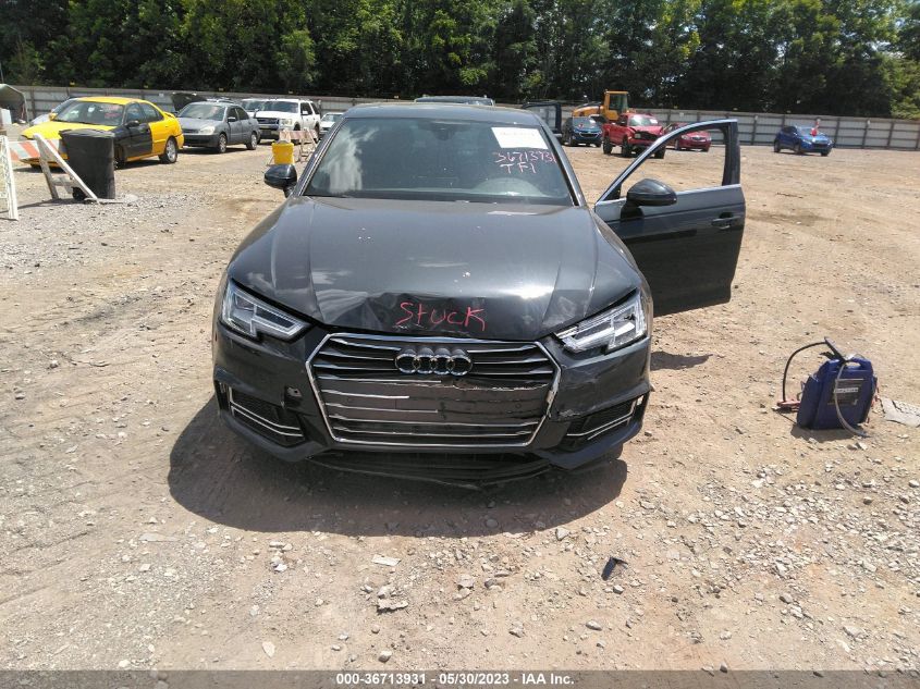 2017 AUDI A4 ULTRA PREMIUM PLUS - WAULMAF47HN070382