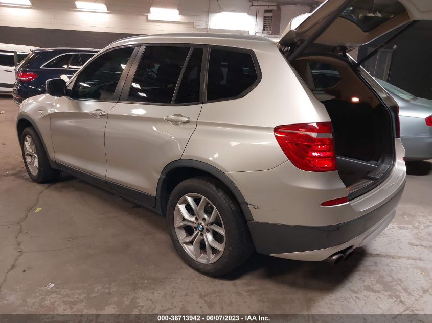 2013 BMW X3 XDRIVE28I - 5UXWX9C51D0A30939