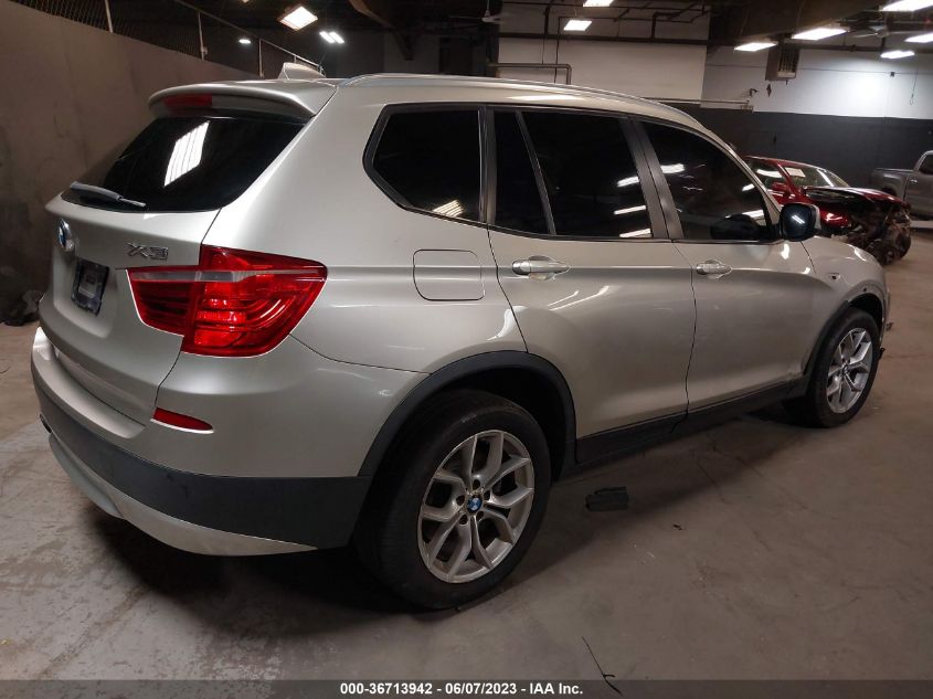 2013 BMW X3 XDRIVE28I - 5UXWX9C51D0A30939