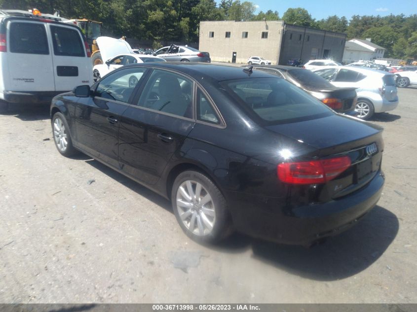 2014 AUDI A4 PREMIUM - WAUBFAFL4EN003084