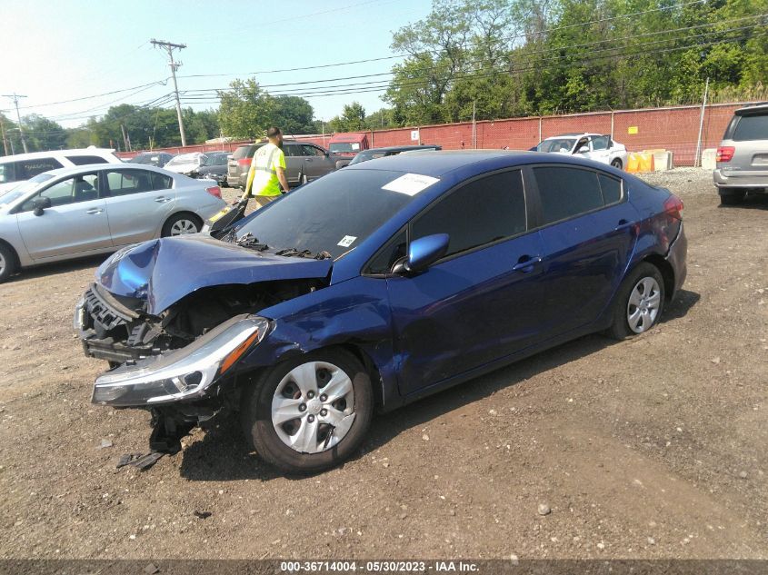 2017 KIA FORTE LX - 3KPFK4A76HE097621