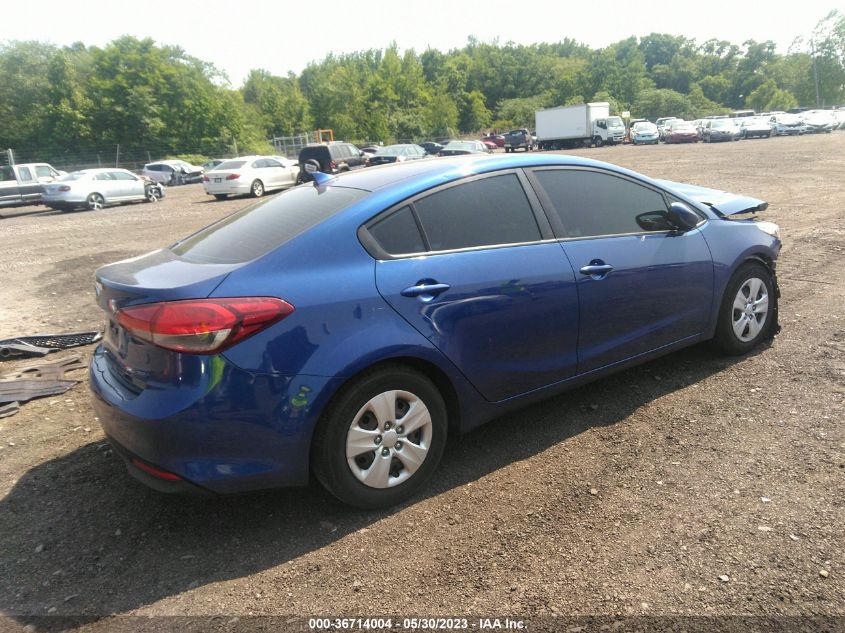 2017 KIA FORTE LX - 3KPFK4A76HE097621