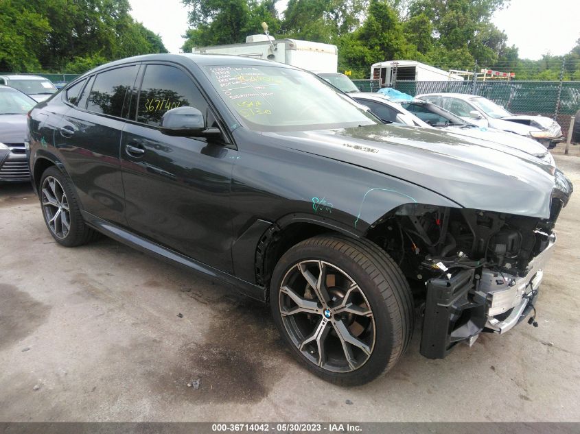 2022 BMW X6 XDRIVE40I - 5UXCY6C08N9K00808