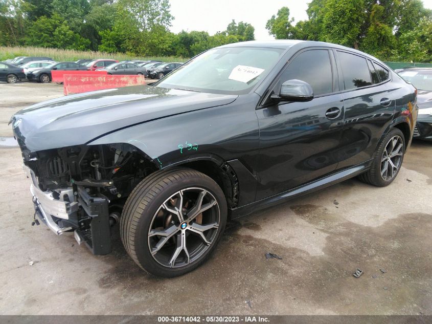 2022 BMW X6 XDRIVE40I - 5UXCY6C08N9K00808